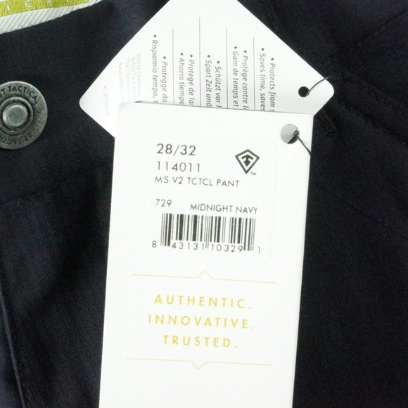3 for $30: First Tactical  V2 Cargo Tactical Pants Mens 28x32 Navy Blue - Picture 3 of 9